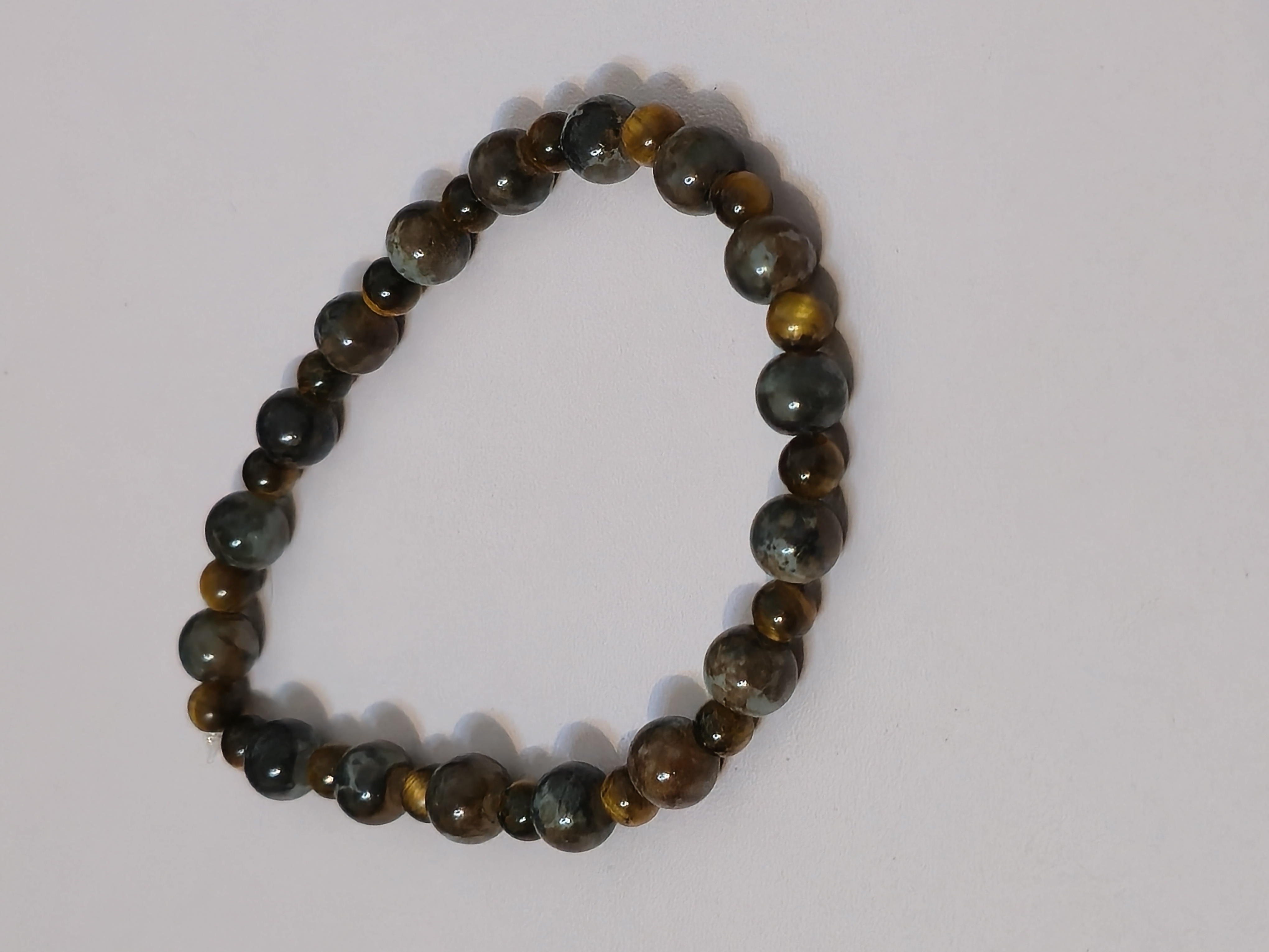 bracelet verre et pierres 13